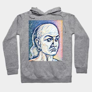 Chanakya Portrait | Chanakya Artwork 12 Hoodie